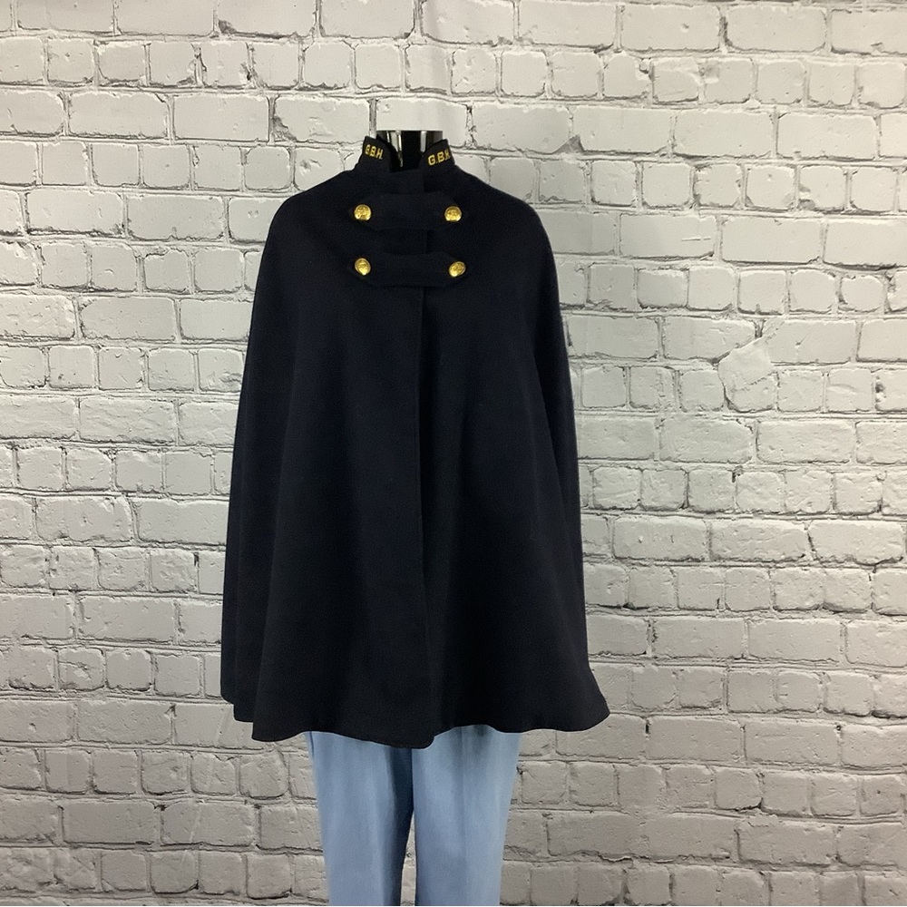 1940's World War II Wool Navy Nurse Cape | Size Small